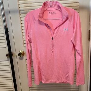 Under Armour Light Pink Half-Zip Top
